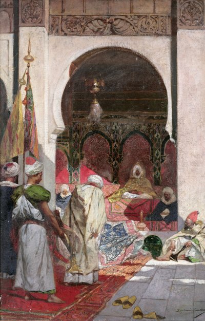 Die Anwesenheit eines Lords, 19. Jahrhundert von Jean Joseph Benjamin Constant